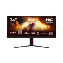 Monitor 34 cale CU34G4ZCA VA Curved 250Hz HDMIx2 DP HAS Głośniki