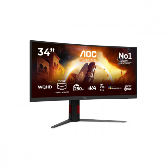 Monitor 34 cale CU34G4ZCA VA Curved 250Hz HDMIx2 DP HAS Głośniki