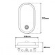 Lampa LED z czujnikiem ruchu PIR MCE534 W 