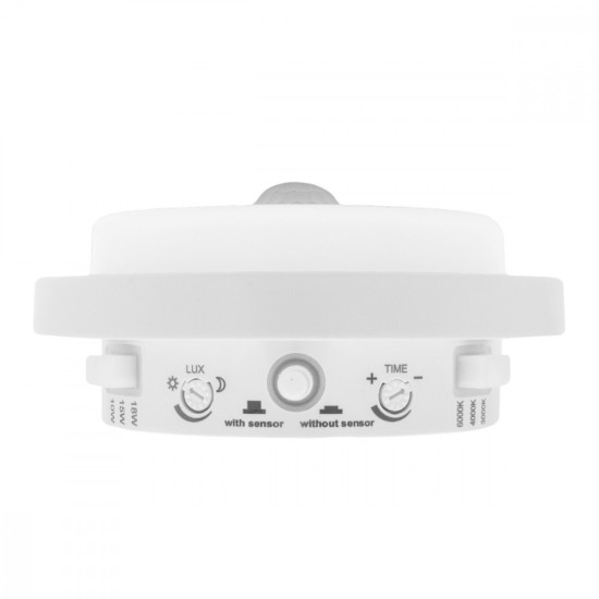 Lampa LED z czujnikiem ruchu PIR MCE534 W 