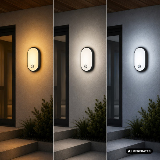 Lampa LED z czujnikiem ruchu PIR MCE534 B 
