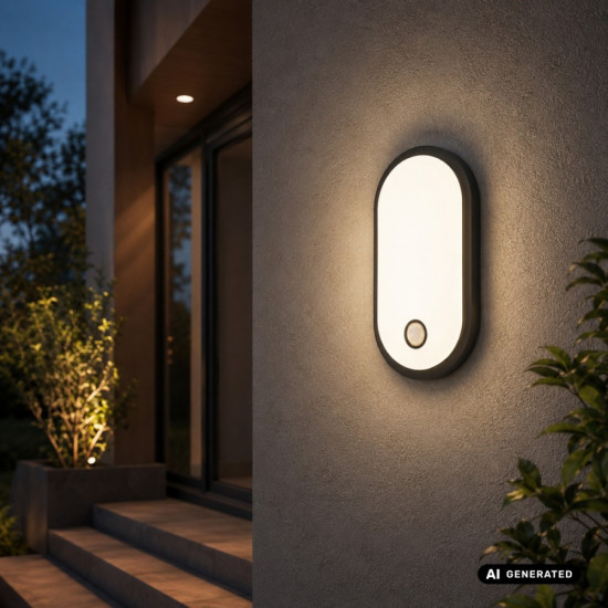 Lampa LED z czujnikiem ruchu PIR MCE534 B 