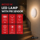 Lampa LED z czujnikiem ruchu PIR MCE535 W 