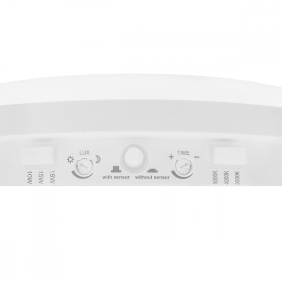 Lampa LED z czujnikiem ruchu PIR MCE535 W 