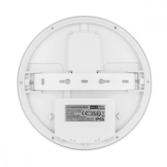 Lampa LED z czujnikiem ruchu PIR MCE535 W 