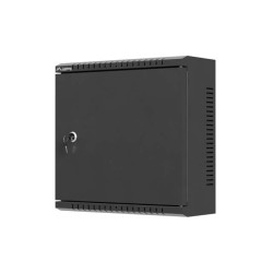 Szafa instalacyjna TPR 10 cali z płytą MESH 340x340x140mm czarna (złożona)