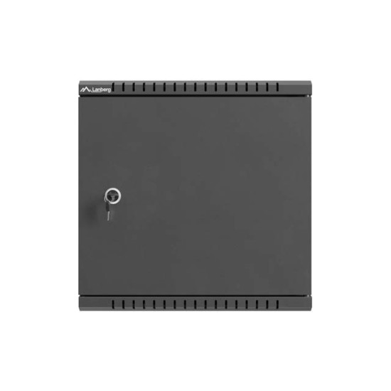 Szafa instalacyjna TPR 10 cali z płytą MESH 340x340x140mm czarna (złożona)