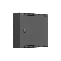 Szafa instalacyjna TPR 10 cali z płytą MESH 340x340x140mm czarna (złożona)
