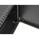 Szafa instalacyjna TPR 10 cali z płytą MESH 340x340x140mm czarna (złożona)