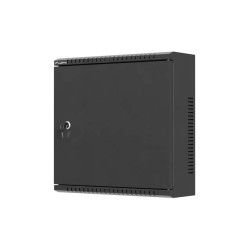Szafa instalacyjna TPR 10 cali z płytą MESH 400x400x140mm czarna (złożona) 