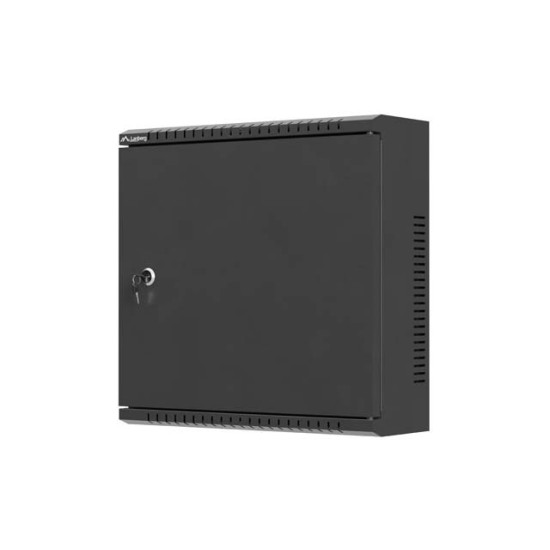 Szafa instalacyjna TPR 10 cali z płytą MESH 400x400x140mm czarna (złożona) 
