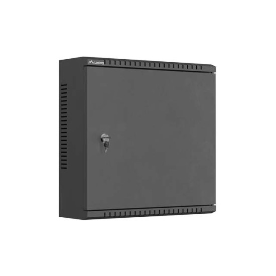 Szafa instalacyjna TPR 10 cali z płytą MESH 400x400x140mm czarna (złożona) 
