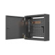Szafa instalacyjna TPR 10 cali z płytą MESH 400x400x140mm czarna (złożona) 