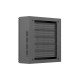 Szafa instalacyjna TPR 10 cali z płytą MESH 400x400x140mm czarna (złożona) 