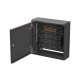 Szafa instalacyjna TPR 10 cali z płytą MESH 400x400x140mm czarna (złożona) 