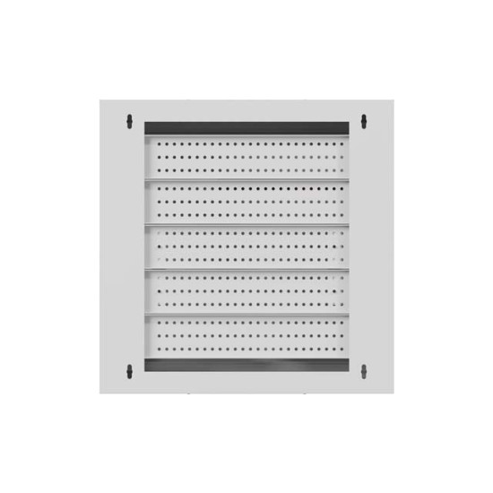 Szafa instalacyjna TPR 10 cali z płytą MESH 400x400x140mm szara (złożona) 