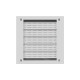 Szafa instalacyjna TPR 10 cali z płytą MESH 400x400x140mm szara (złożona) 