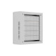 Szafa instalacyjna TPR 10 cali z płytą MESH 400x400x140mm szara (złożona) 