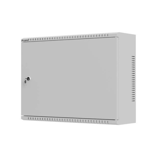 Szafa instalacyjna TPR 10 i 19 cali z płytą MESH 560x420x180mm szara (złożona)