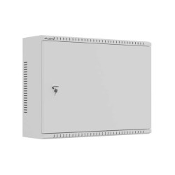 Szafa instalacyjna TPR 10 i 19 cali z płytą MESH 560x420x180mm szara (złożona)