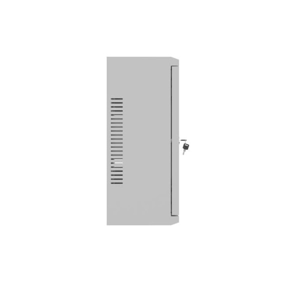 Szafa instalacyjna TPR 10 i 19 cali z płytą MESH 560x420x180mm szara (złożona)