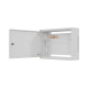 Szafa instalacyjna TPR 10 i 19 cali z płytą MESH 560x420x180mm szara (złożona)