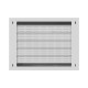 Szafa instalacyjna TPR 10 i 19 cali z płytą MESH 560x420x180mm szara (złożona)