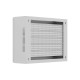 Szafa instalacyjna TPR 10 i 19 cali z płytą MESH 560x420x180mm szara (złożona)