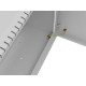 Szafa instalacyjna TPR 10 i 19 cali z płytą MESH 560x420x180mm szara (złożona)
