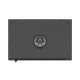 Szafa instalacyjna rack wisząca 19 cali 9U 540x350mm czarna drzwi pełen metal (flat pack)