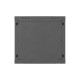 Szafa instalacyjna rack wisząca 19 cali 9U 540x350mm czarna drzwi pełen metal (flat pack)