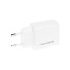 Ładowarka GaN 20W USB-C PD + USB-A (biała)