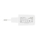 Ładowarka GaN 20W USB-C PD + USB-A (biała)