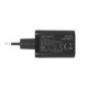 Ładowarka GaN 45W USB-C PD + USB-A (czarna)