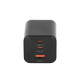 Ładowarka GaN 65W 2x USB-C PD + USB-A (czarna)