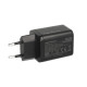 Ładowarka GaN 65W 2x USB-C PD + USB-A (czarna)
