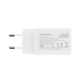 Ładowarka GaN 65W 2x USB-C PD + USB-A (biała)