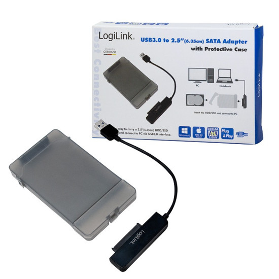 Adapter USB 3.0 do 2.5 cala SATA z obudową