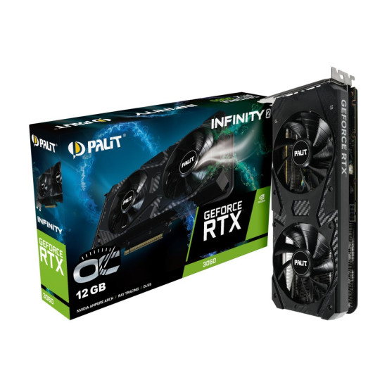 Karta graficzna GeForce RTX 3060 INFINITY 2 OC 12GB GDDR6 192bit 3DP/HDMI