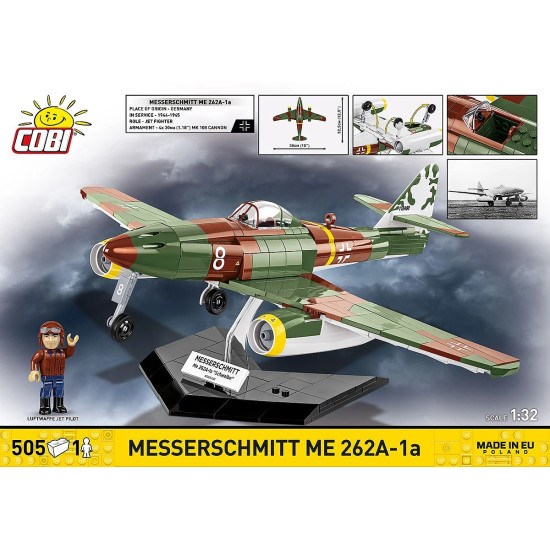 Klocki Messerschmitt Me-262-1A 505 klocków