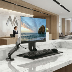 Uchwyt na klawiaturę MC-756 VESA 75x75, 100x100 - dodatek do uchwytów monitora