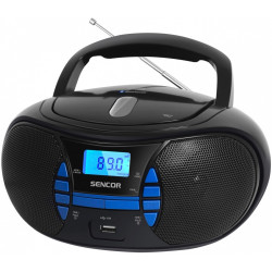 Radio z odtwarzaczem CD SPT 2700 Czarne CD//BT/MP3/USB/Radio FM 