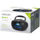 Radio z odtwarzaczem CD SPT 2700 Czarne CD//BT/MP3/USB/Radio FM 