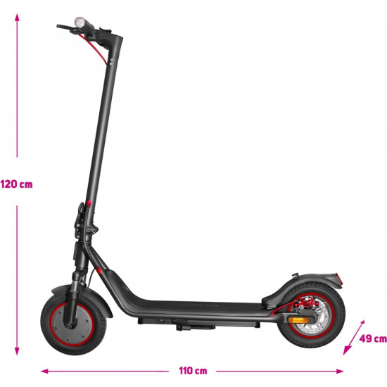 Hulajnoga elektryczna SCOOTER S31 350W kierunki,amortyzacja przód 