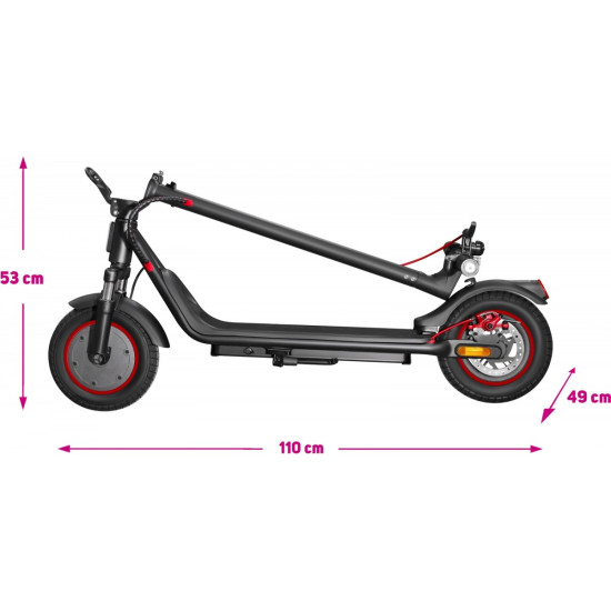 Hulajnoga elektryczna SCOOTER S31 350W kierunki,amortyzacja przód 