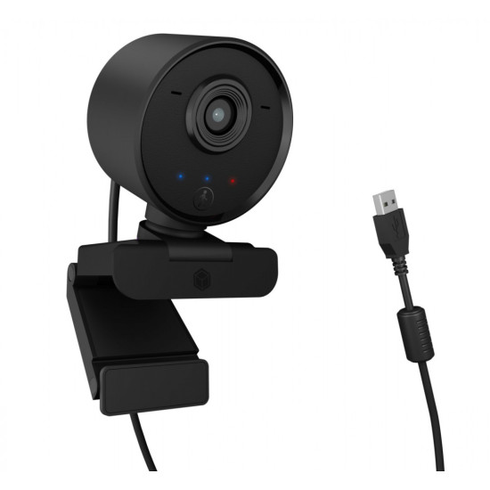 Kamera internetowa IB-CAM502-HD Full HD, matryca CMOS, śledzenie AI, WDR, pilot zdalnego sterowania