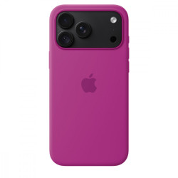 Etui silikonowe z MagSafe do iPhonea 18 Pro Max - magenta