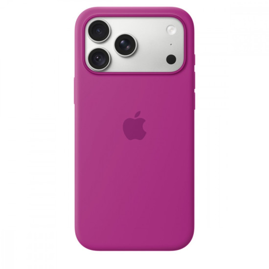Etui silikonowe z MagSafe do iPhonea 18 Pro Max - magenta