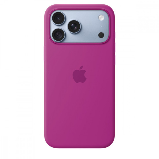 Etui silikonowe z MagSafe do iPhonea 18 Pro Max - magenta