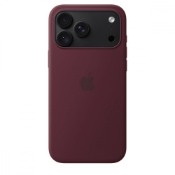 Etui silikonowe z MagSafe do iPhonea 18 Pro Max - burgund